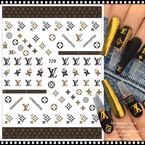 lv nail stickers|louis vuitton nail stamping plate.